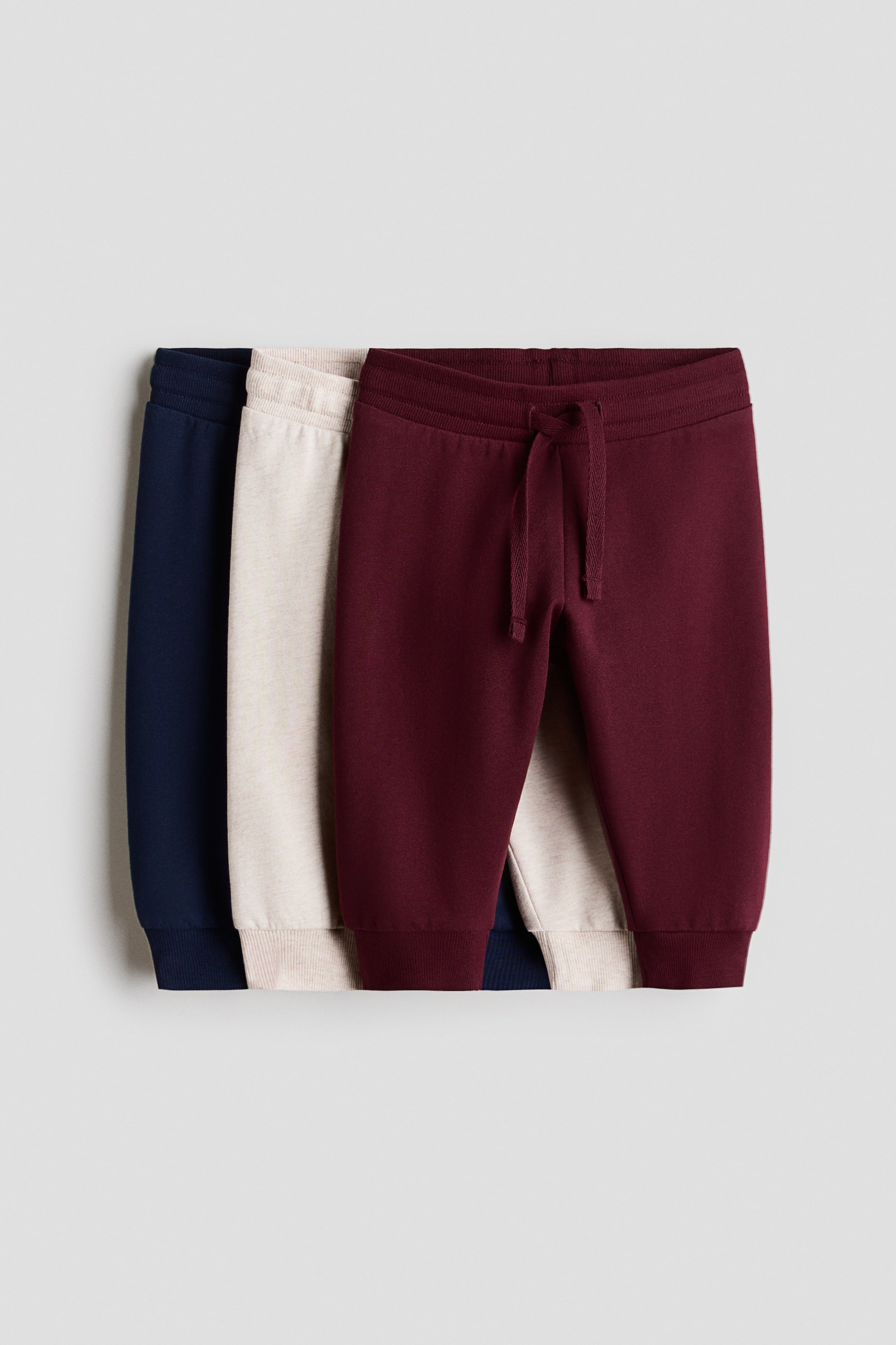 H&M Cotton Joggers (3-Pack).