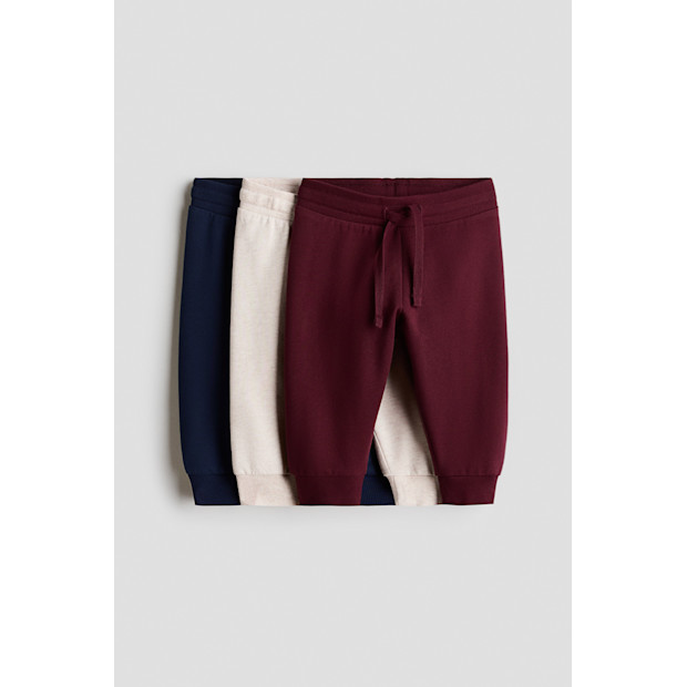 H&M Cotton Joggers (3-Pack).