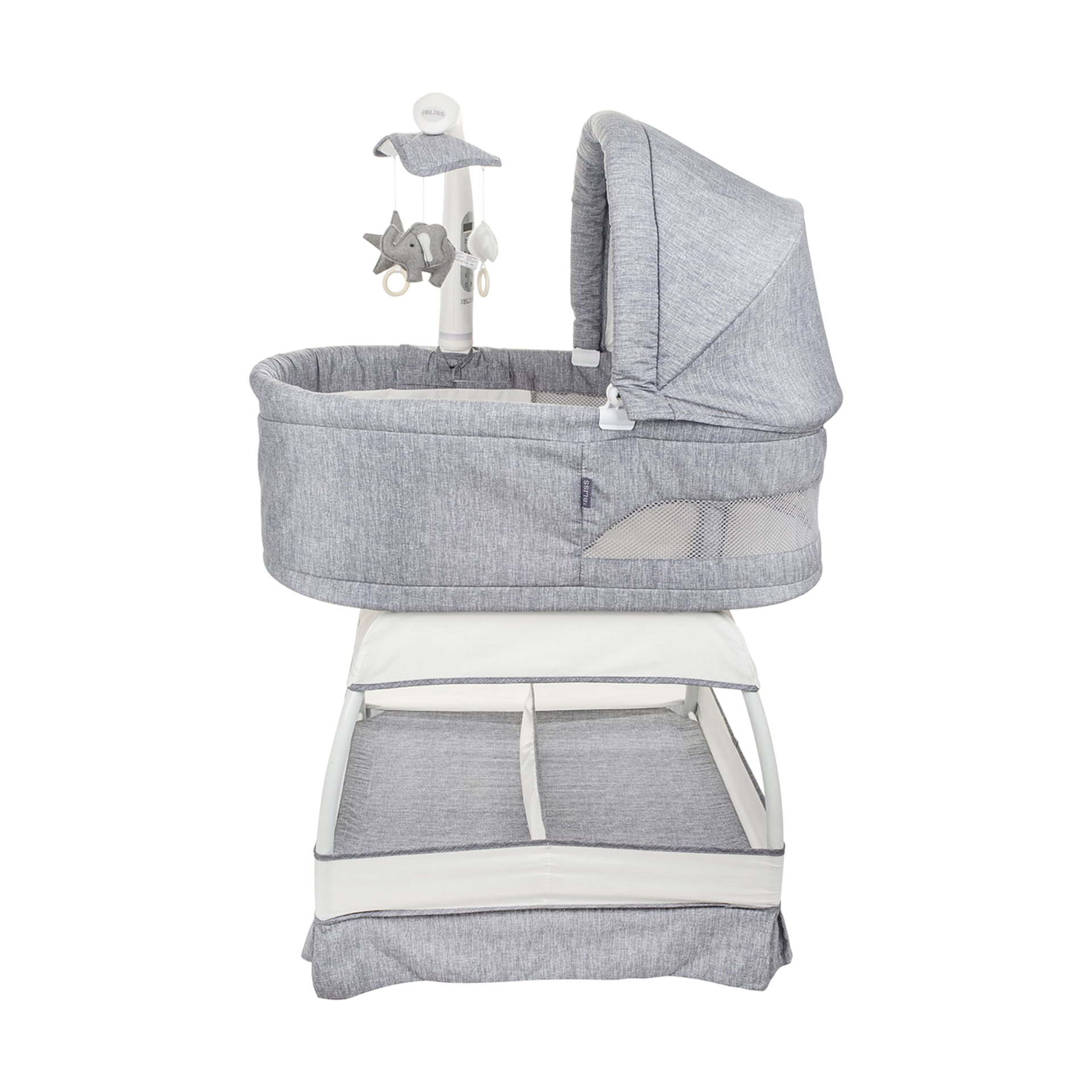 TruBliss Sweetli Nurture Bassinet - Grey Melange.