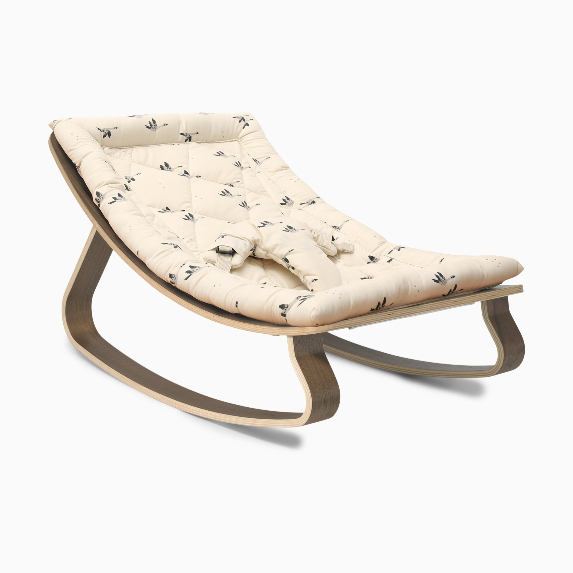 Charlie Crane LEVO Baby Rocker - Organic Milk, Beech | Babylist Shop