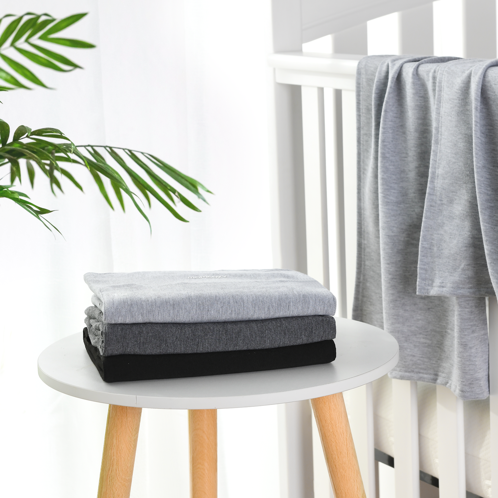 Momcozy Baby Wrap Carrier - Grey.