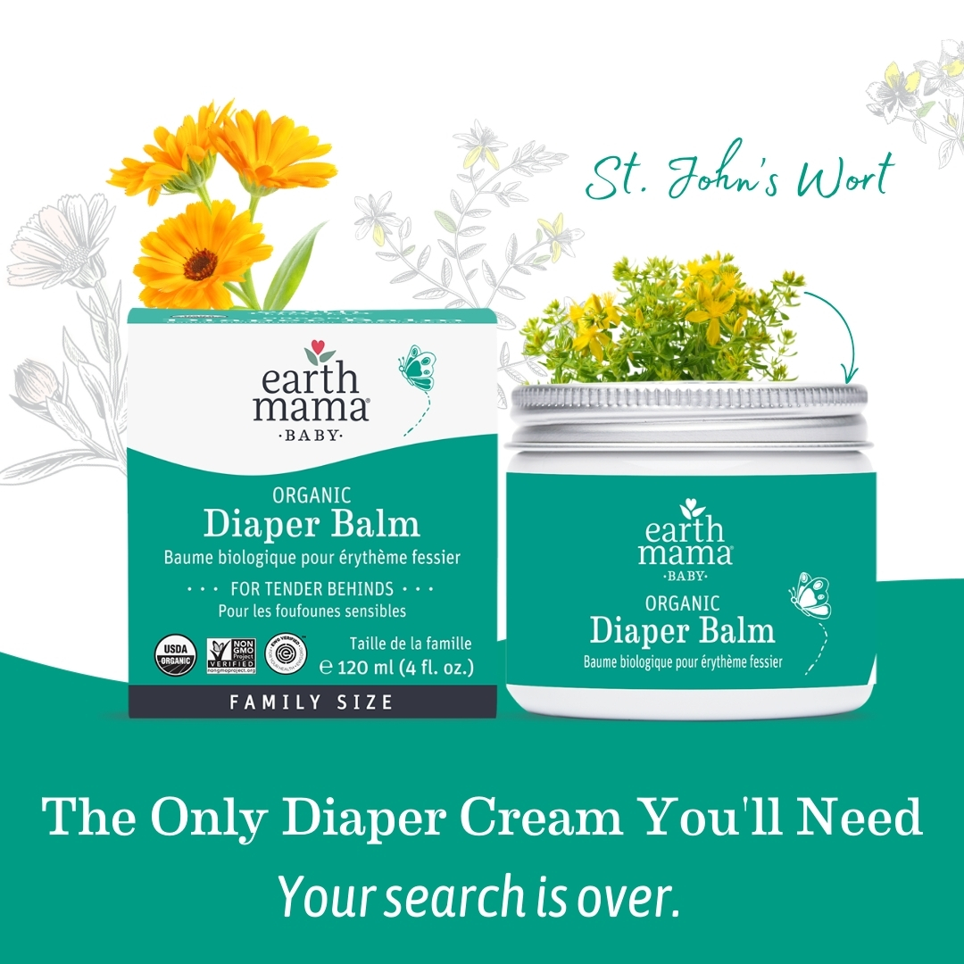 Earth Mama Organic Diaper Balm - 4 Fl Oz, 1.