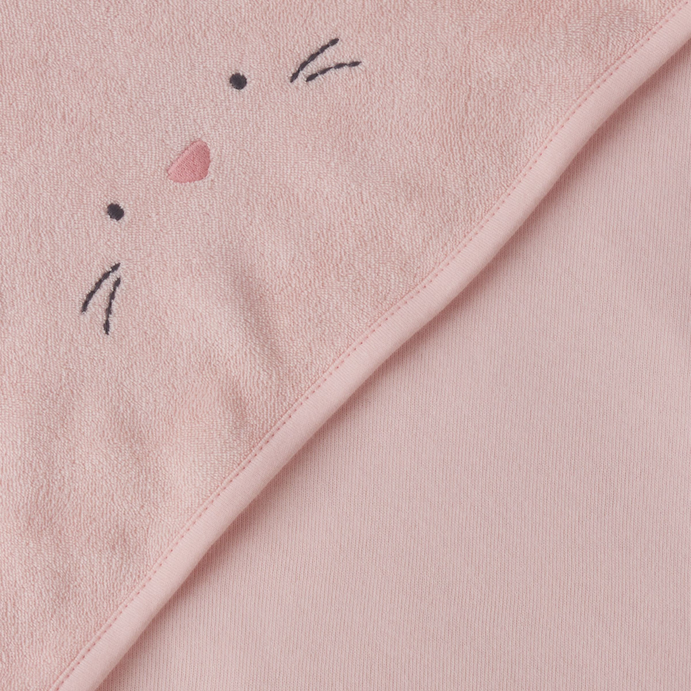 Carter's Organic Cotton Terry Hooded Towels (2 Pack) - Pink Bunny, Osz.