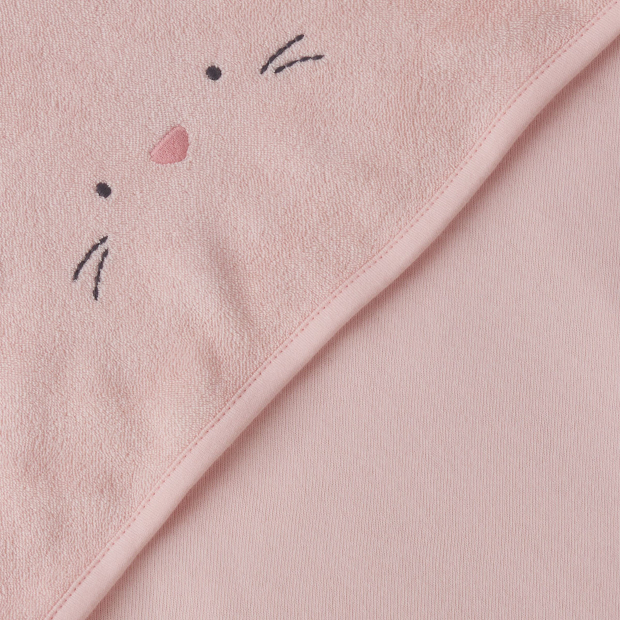 Carter's Organic Cotton Terry Hooded Towels (2 Pack) - Pink Bunny, Osz.
