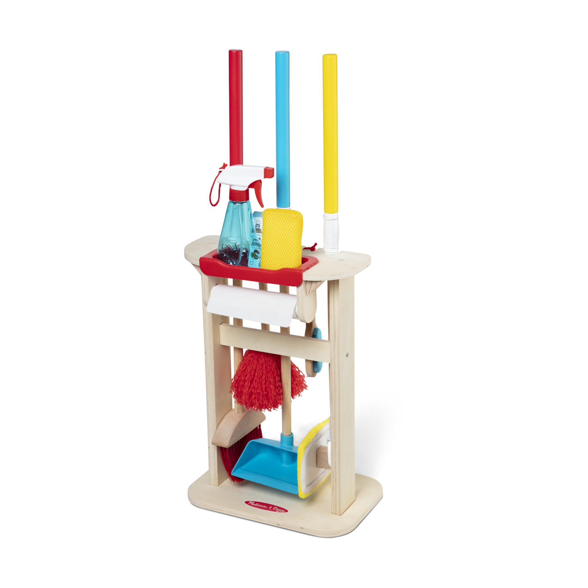 Melissa & Doug Deluxe Sparkle & Shine Cleaning Play Set.