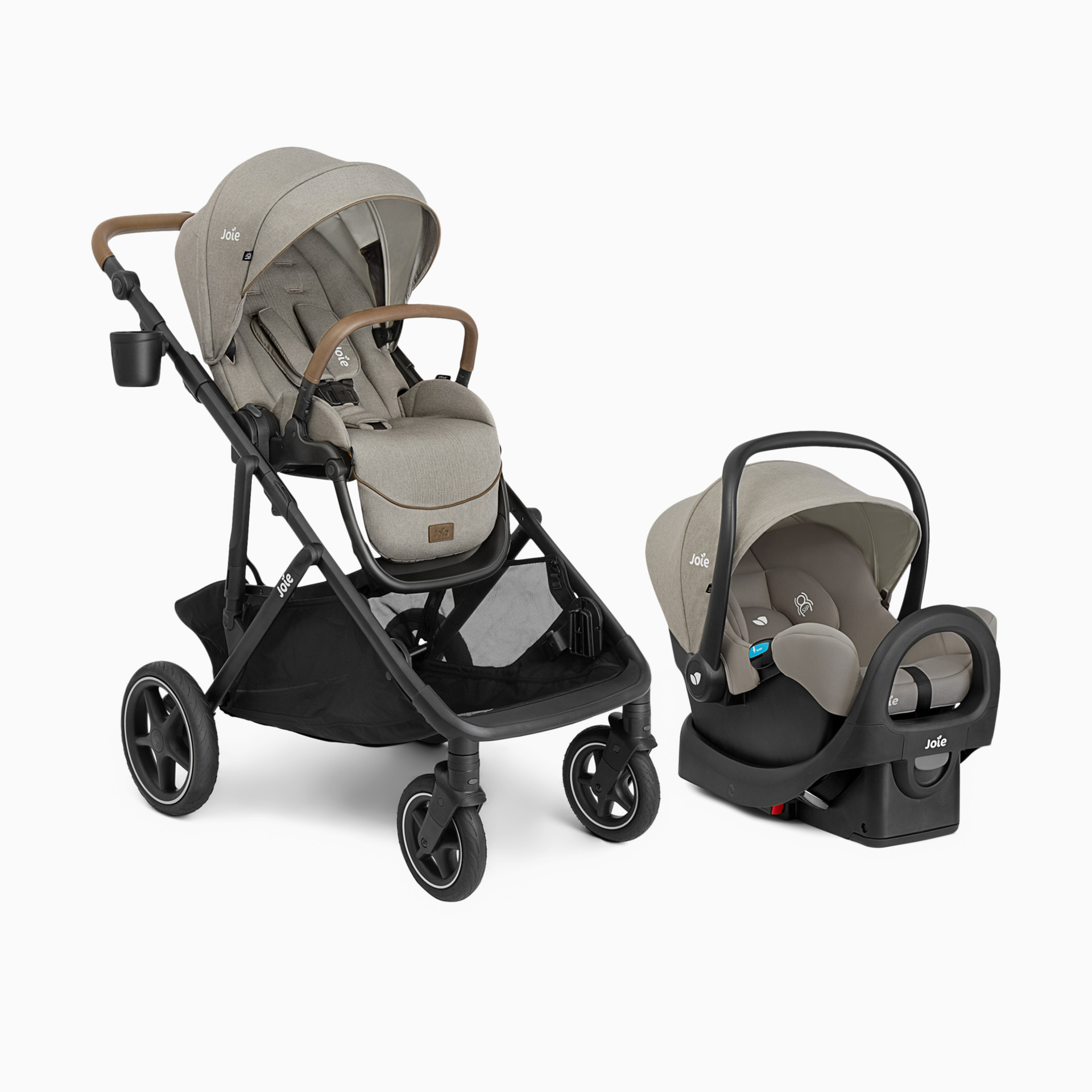 Joie Chive And Rue Travel System - Shale | Babylist Shop