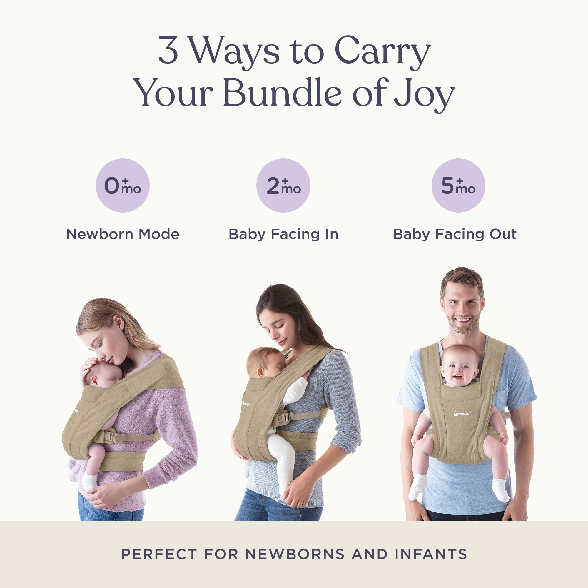 Ergobaby Embrace - Soft Olive.