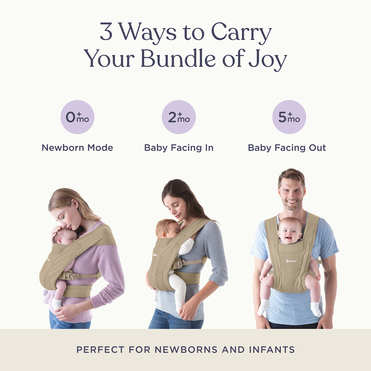 Ergobaby Embrace - Soft Olive.