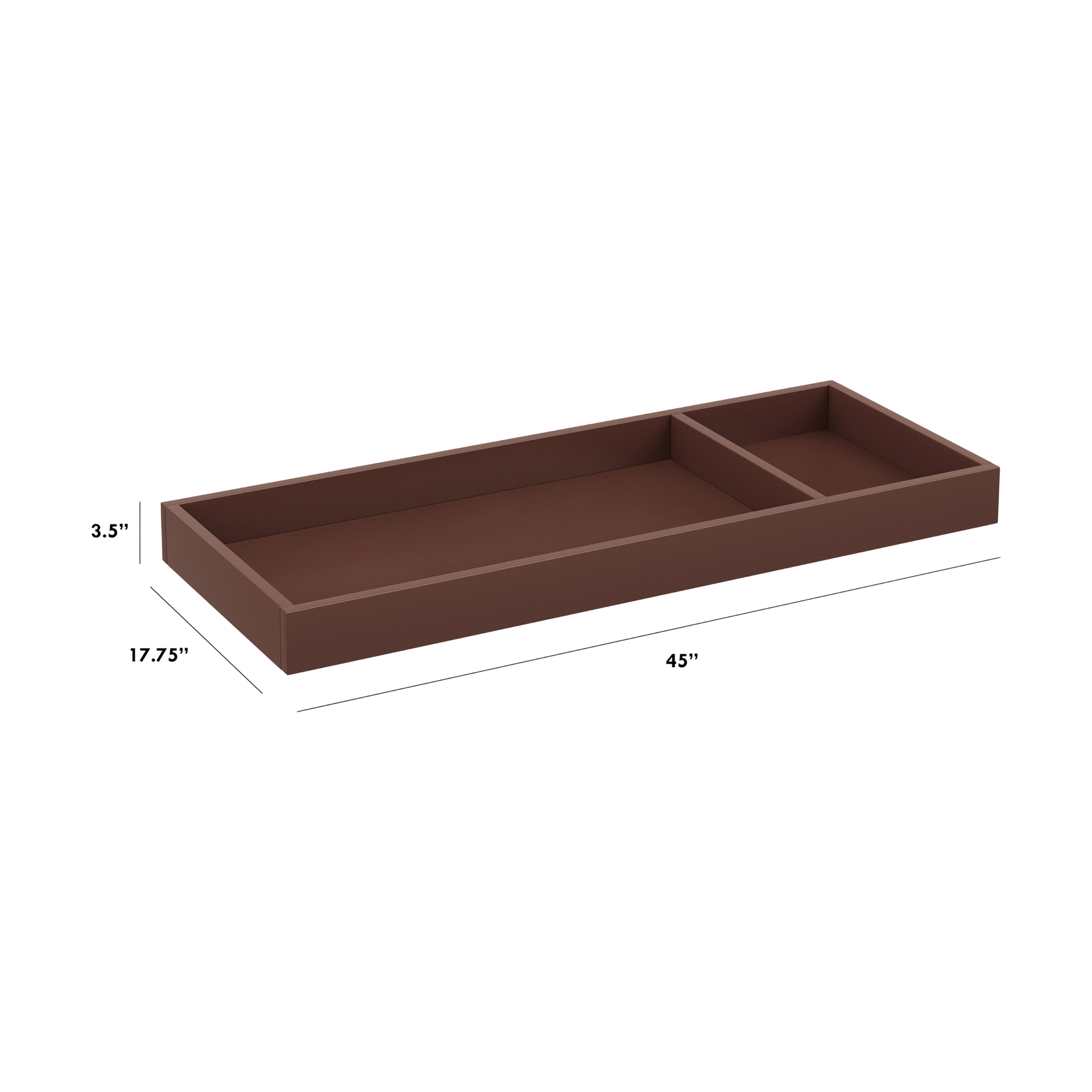 daVinci Universal Wide Removable Changing Tray - Crimson.