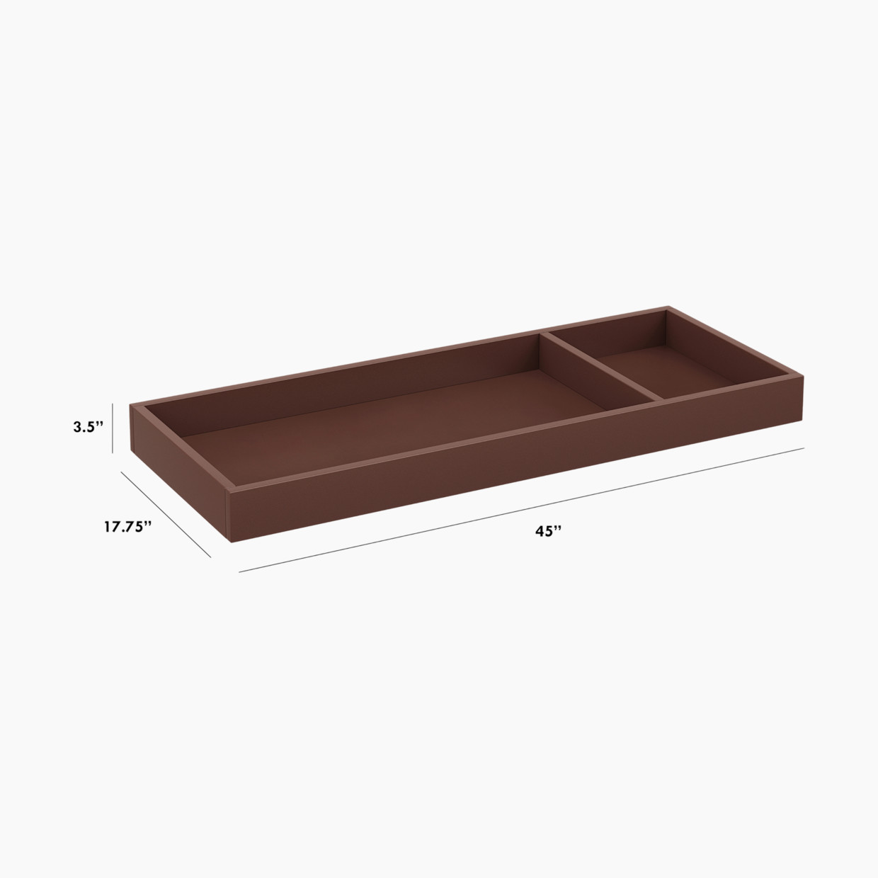 daVinci Universal Wide Removable Changing Tray - Crimson.