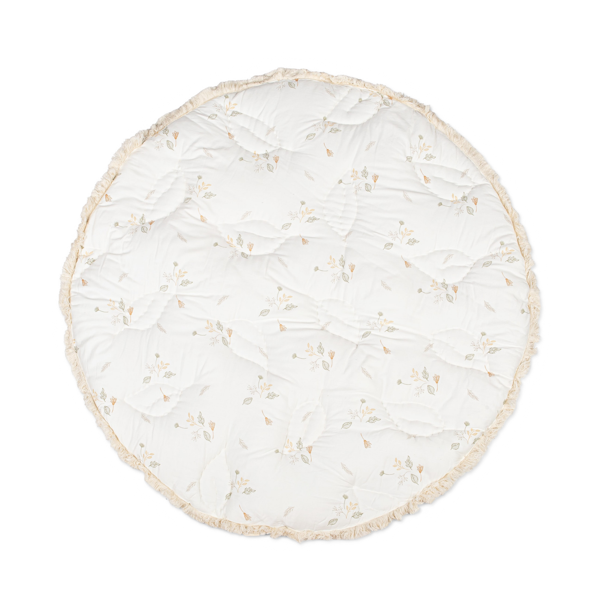 Crane Baby Cotton Quilted Playmat Willow Dainty Leaf Babylist Shop