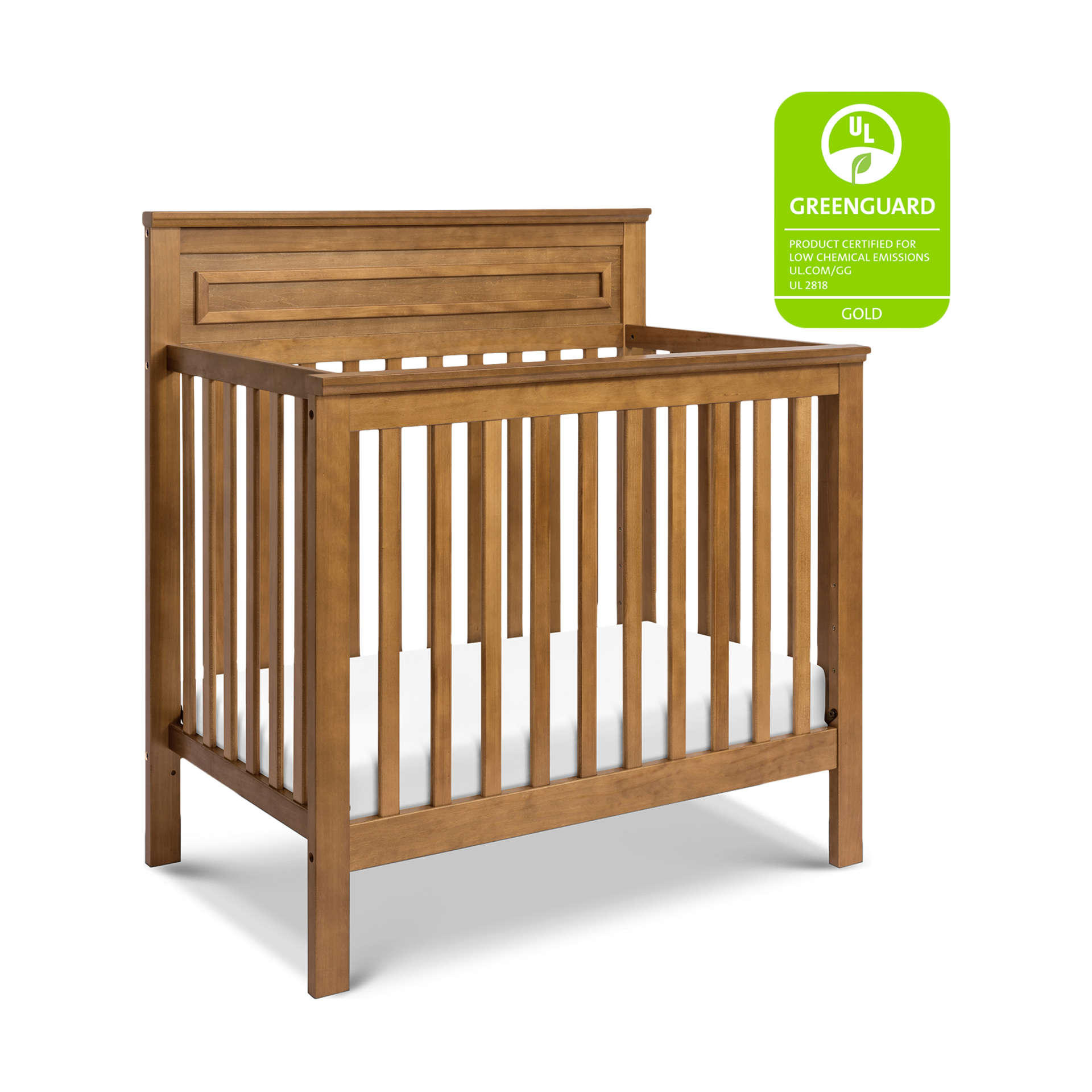 DaVinci Autumn 4in1 Convertible Mini Crib Chestnut Babylist Shop