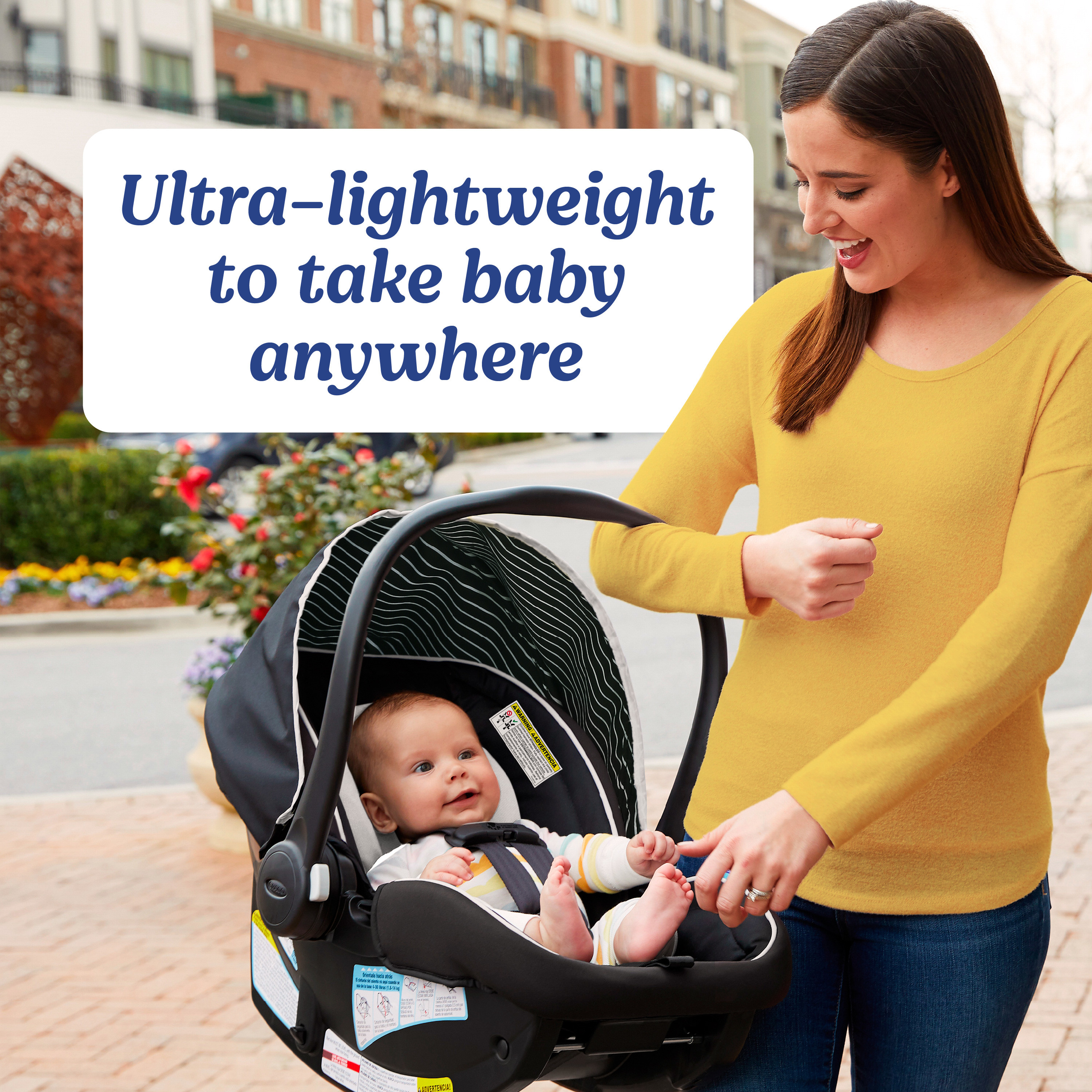 Graco SnugRide Lite LX Infant Car Seat.