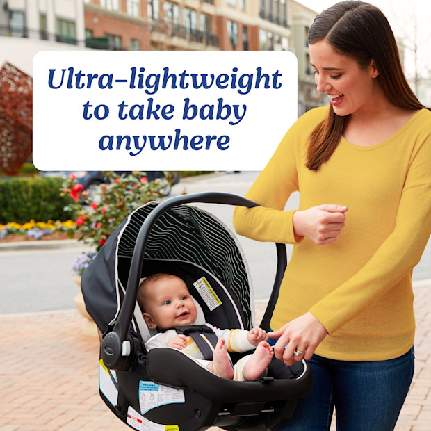 Graco SnugRide Lite LX Infant Car Seat.