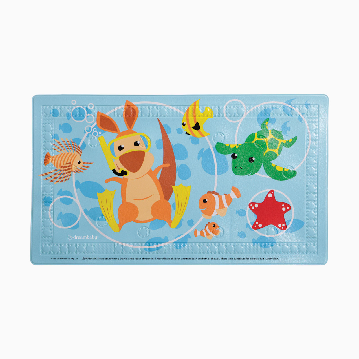 Dreambaby Anti-Slip Bath Mat with Too Hot Indicator.