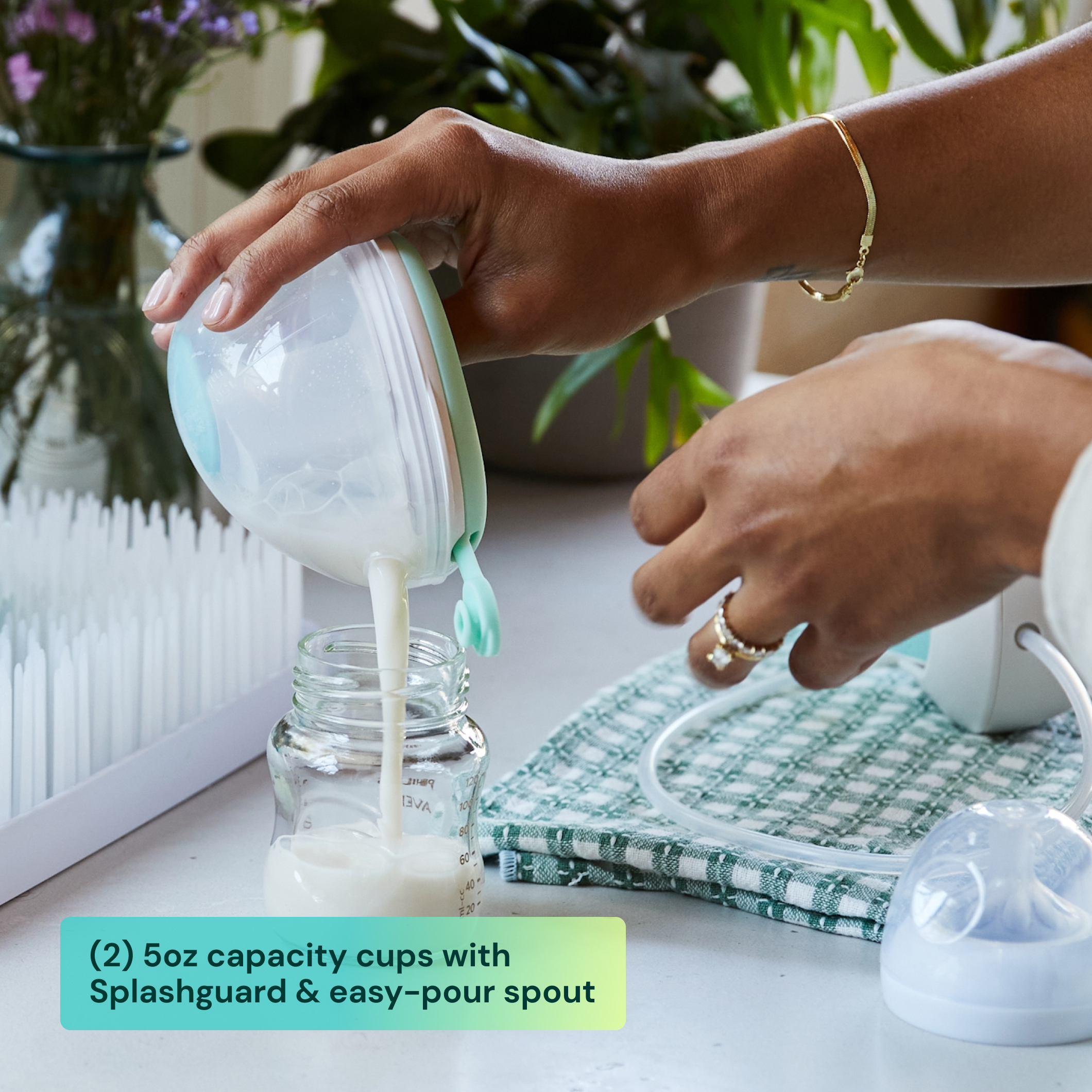 Willow Wave Collection Cups - Clear.