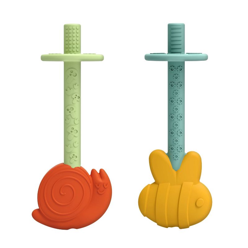 Dr. Brown's Baby Teething Tubes, Bee and Snail .