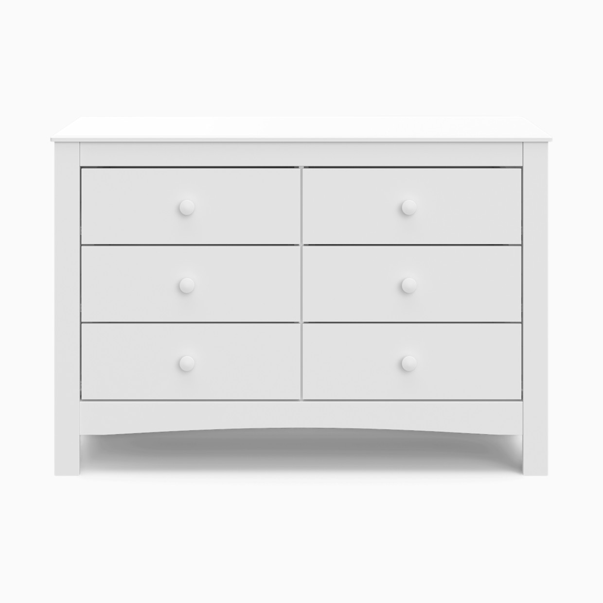 Graco Noah 6 Drawer Double Dresser - White.