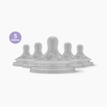 Philips Avent Natural Response Nipples, Extra Fast Flow (Flow 5), 4-Pack, SCY965/44