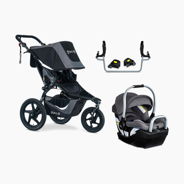 BOB Gear Revolution Flex 3.0 Stroller & Willow SC Infant Car Seat Travel System.