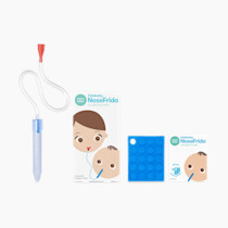Frida Baby NoseFrida SnotSucker for Baby, Nasal Aspirator for Baby, Nose Sucker Baby Nasal Aspirator for Baby, Congestion Relief with 24 Extra Hygiene Filters, FSA/HSA Eligible