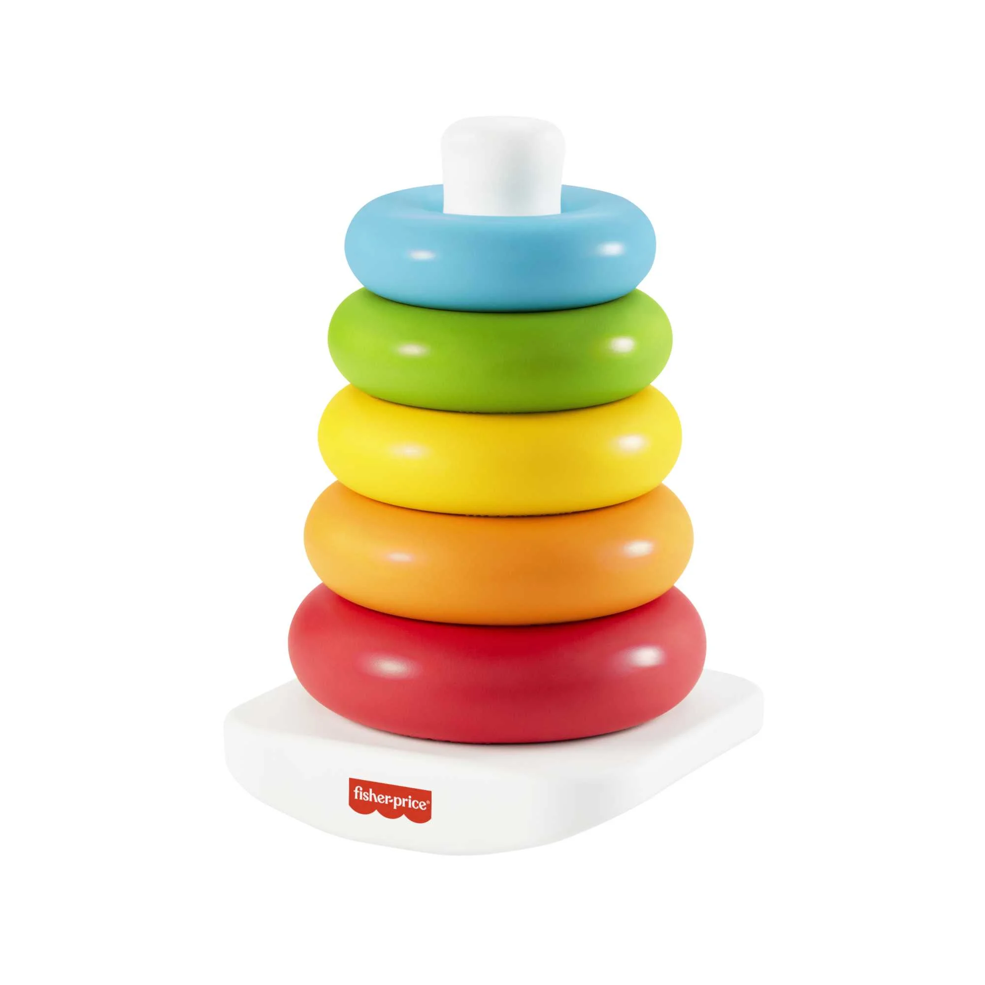 Fisher-Price Rock-a-Stack Ring Stacking Toy.