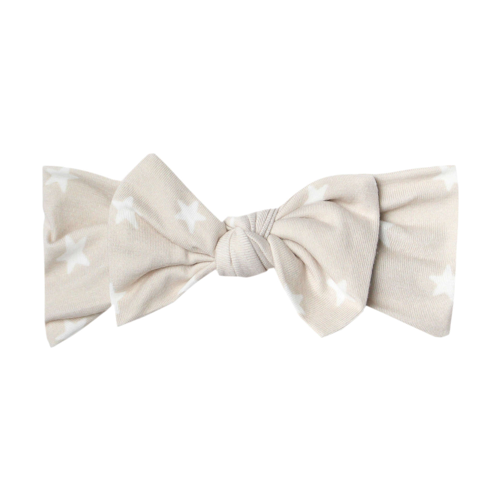 Copper Pearl Knit Headband Bow Twinkle Babylist Shop