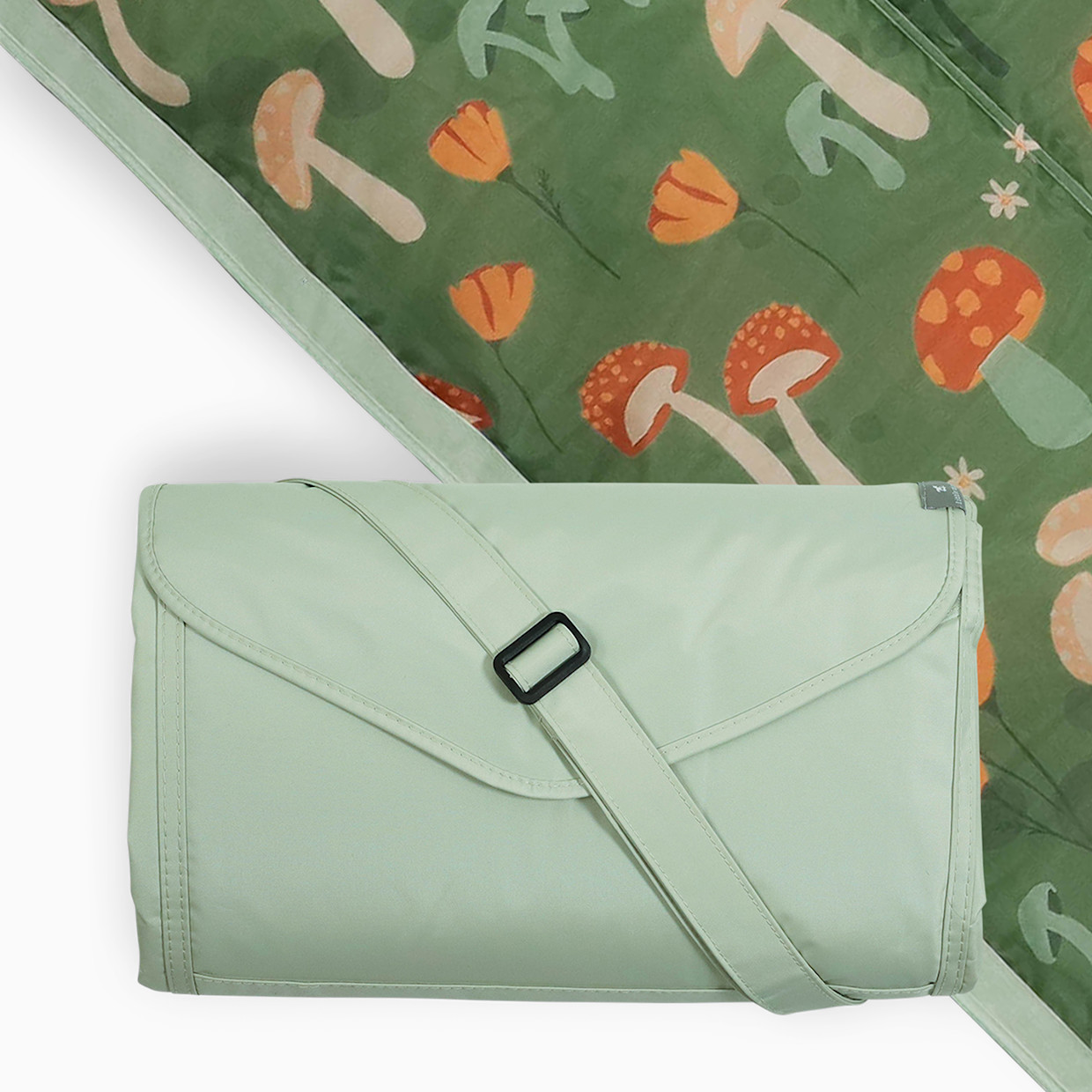 Little Unicorn Outdoor Blanket - Woodland Mushroom, 5 X 7 Ft.