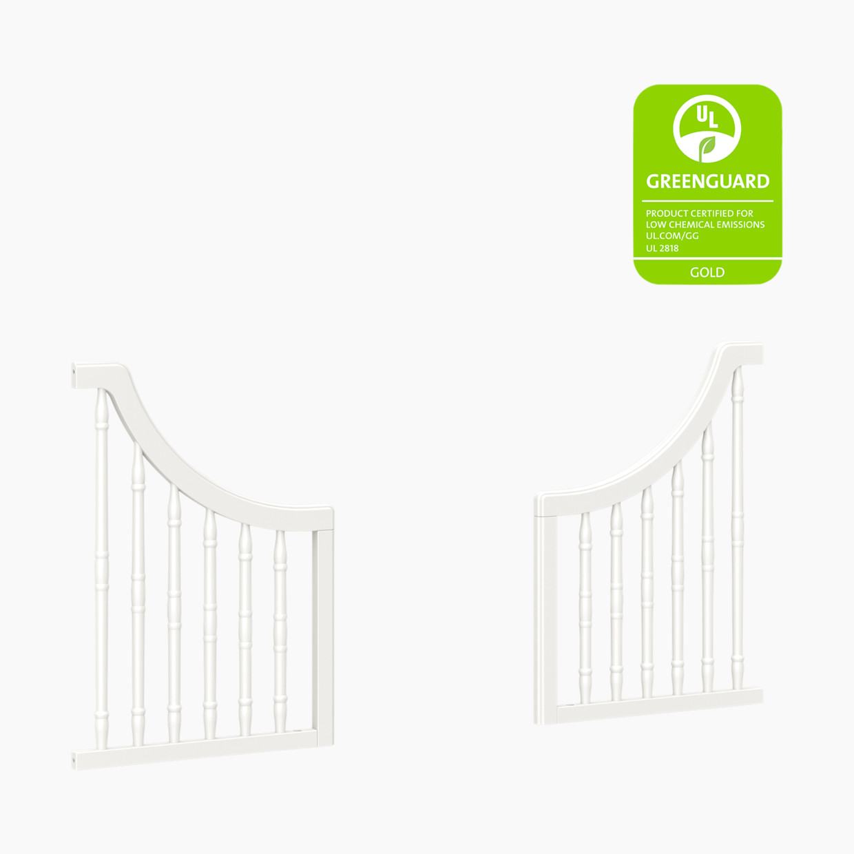 Namesake Liberty 4-in-1 Toddler Bed Conversion Kit - Warm White.