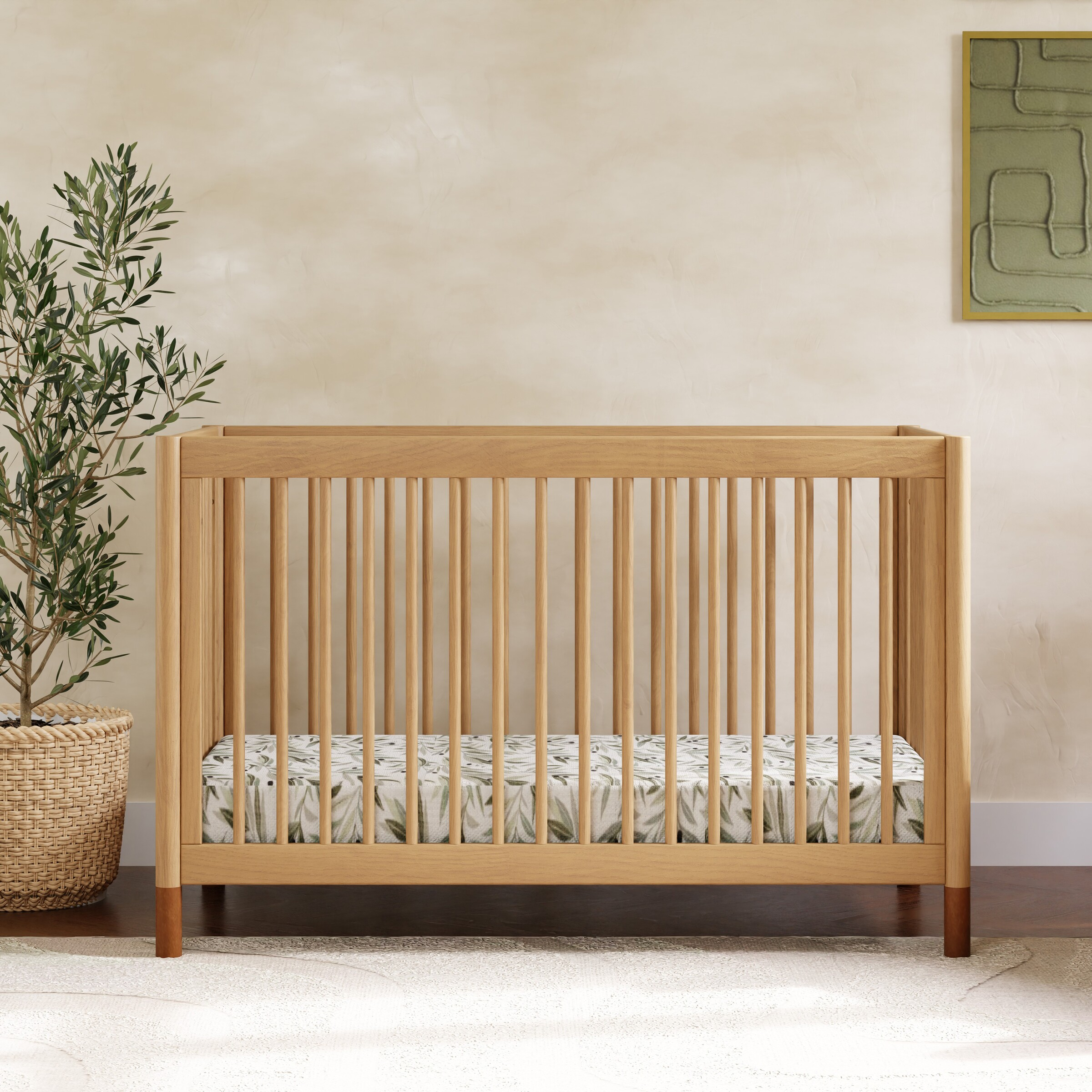 babyletto Gelato 4-in-1 Convertible Crib with Toddler Bed Conversion Kit.