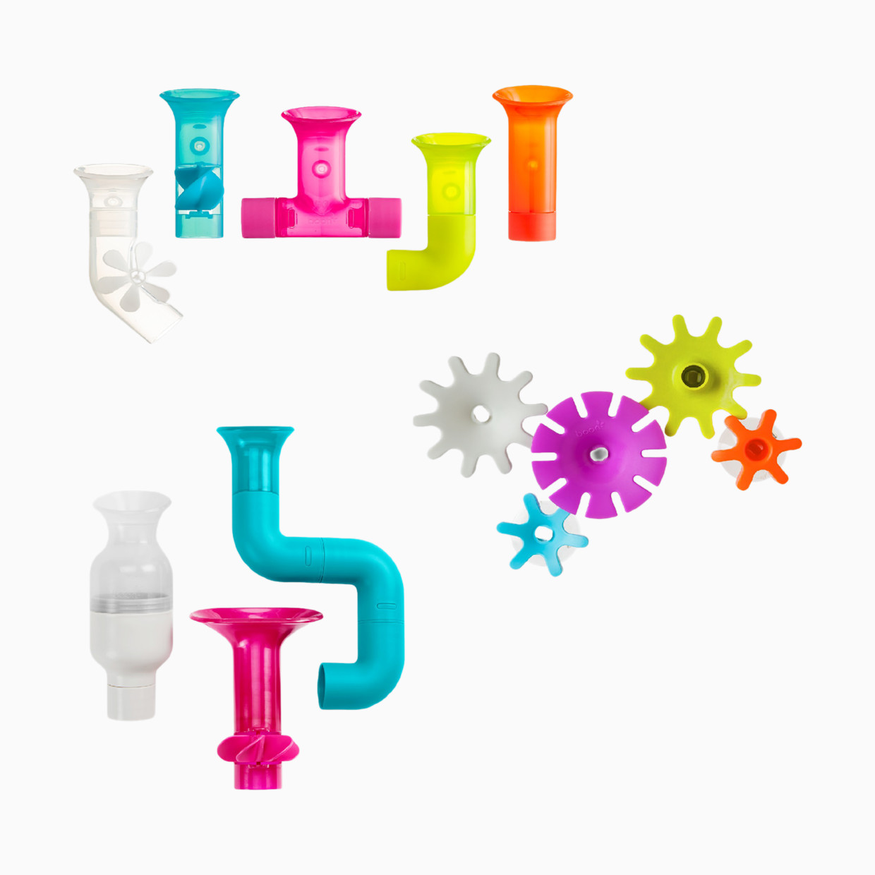 Boon 13-Piece Building Bath Toy Set.