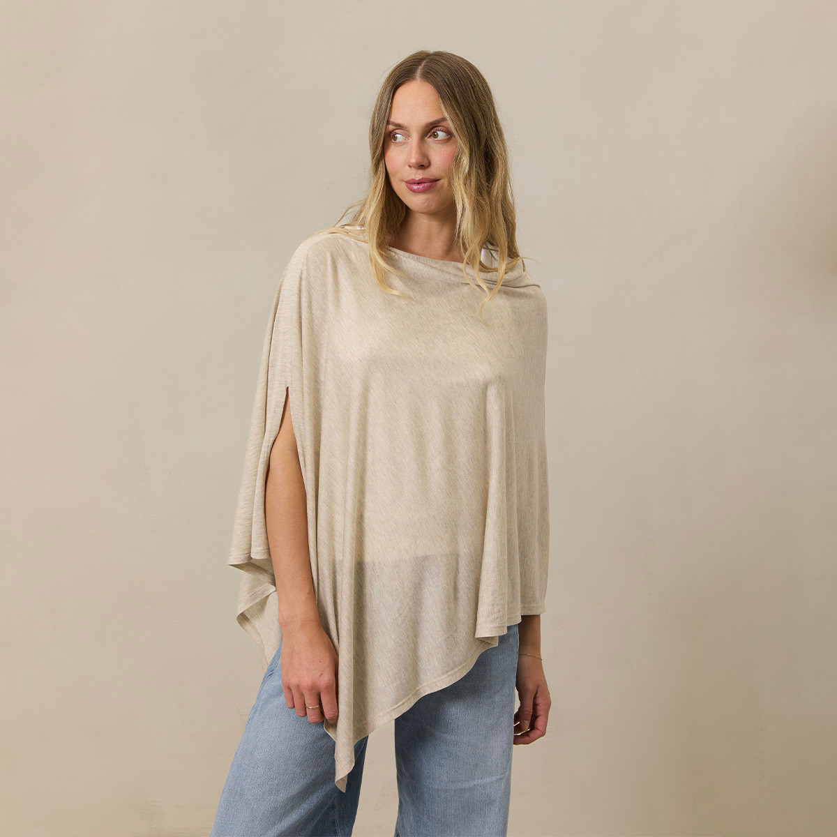 Solly Baby Nursing Cover - Flax.