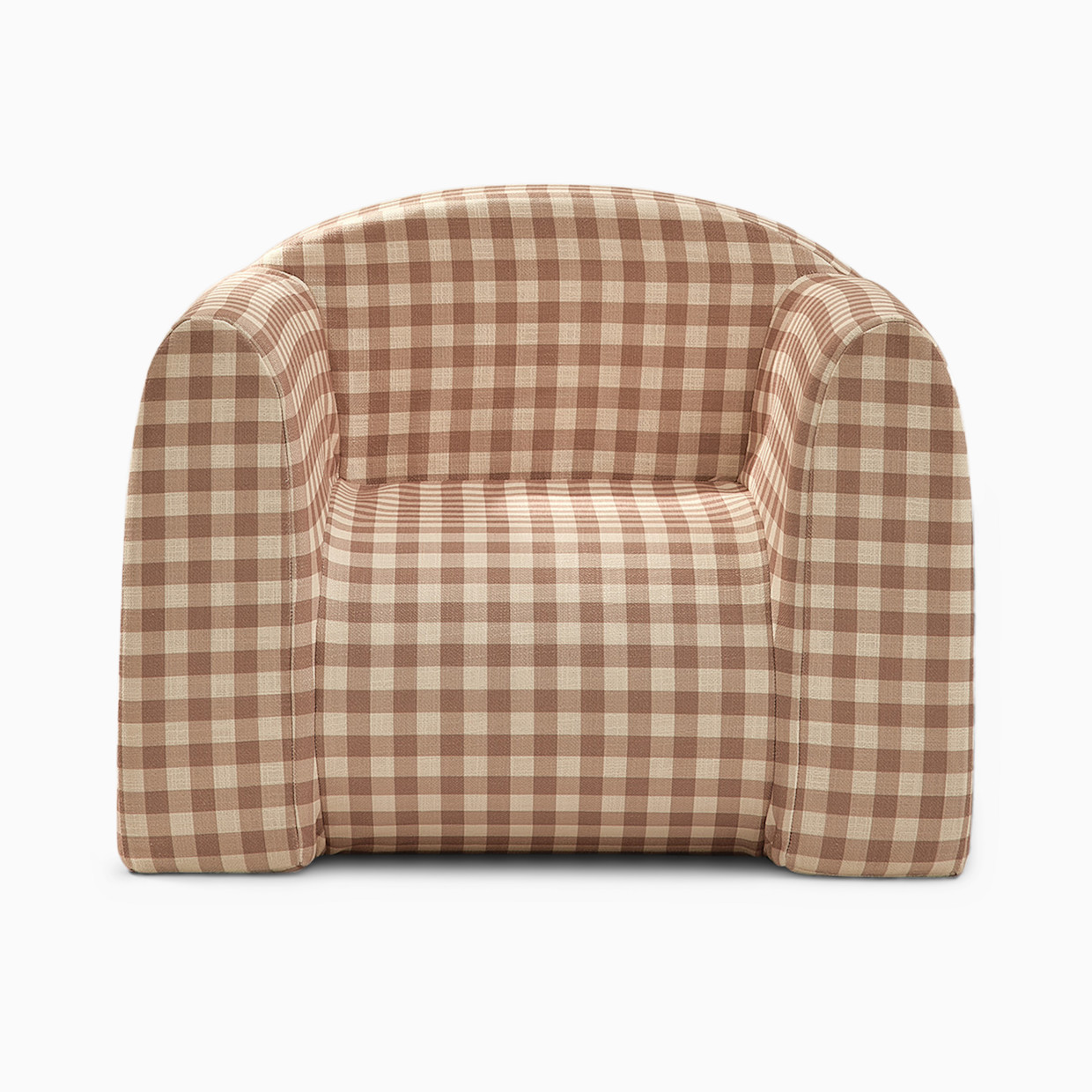 House of Noa Play Chair - Gingham Coffee, Regular.