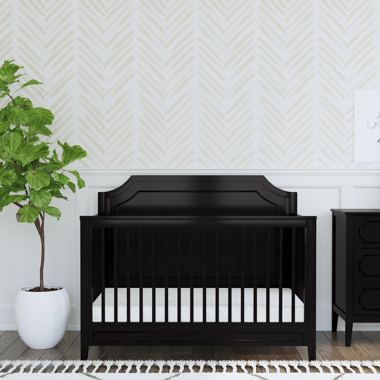 daVinci Chloe Regency 4-in-1 Convertible Crib - Ebony.