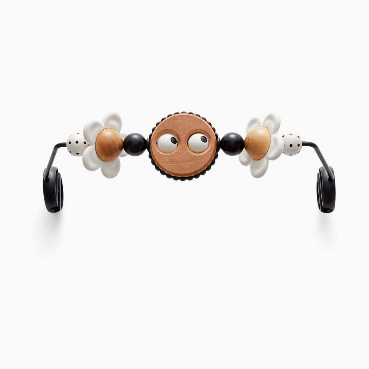 BabyBjörn Bouncer Balance Soft and Toy Bar Bundle - Blue/Bw Googly Eyes.