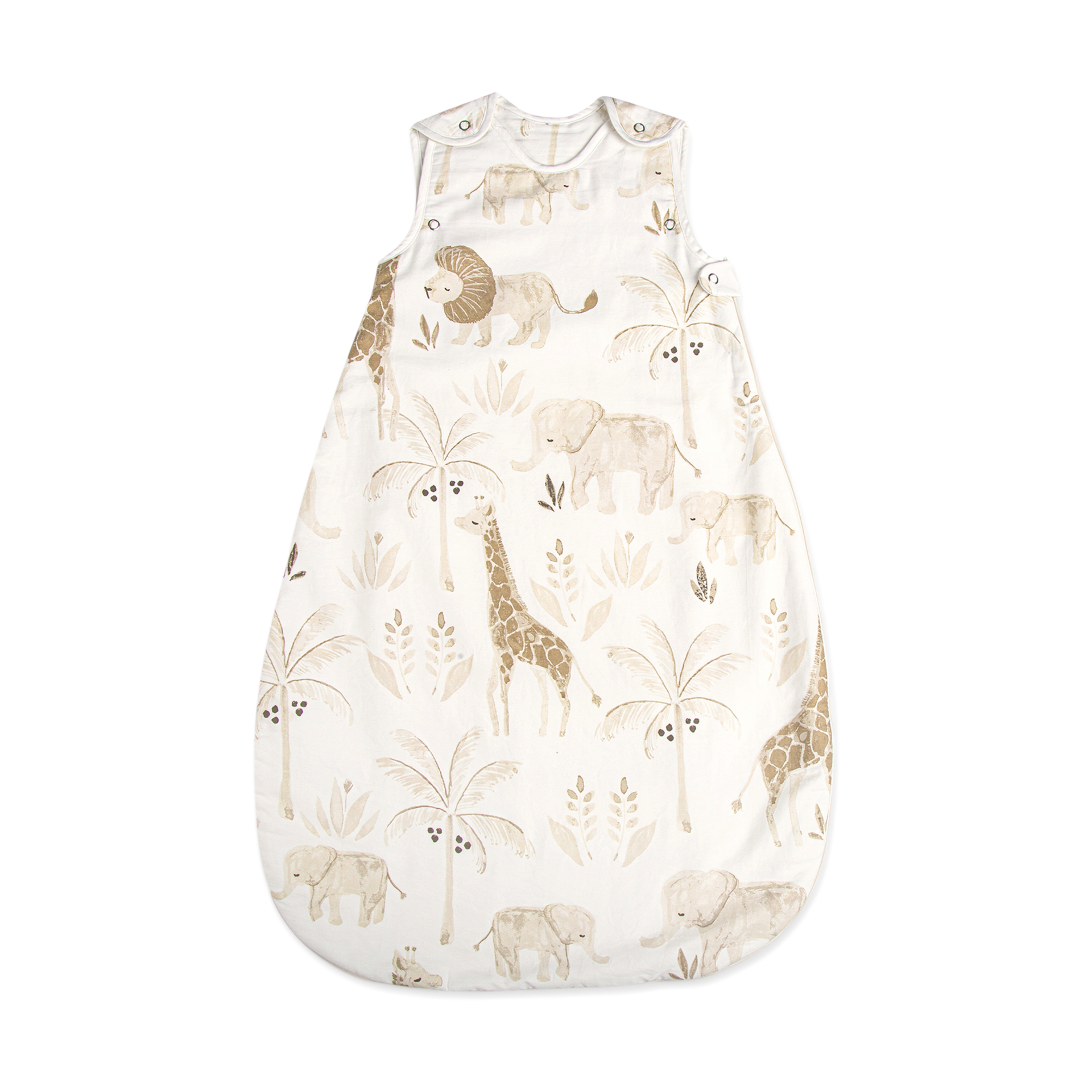 Crane Baby Cotton Sateen Wearable Blanket Kendi Animals, 09 M