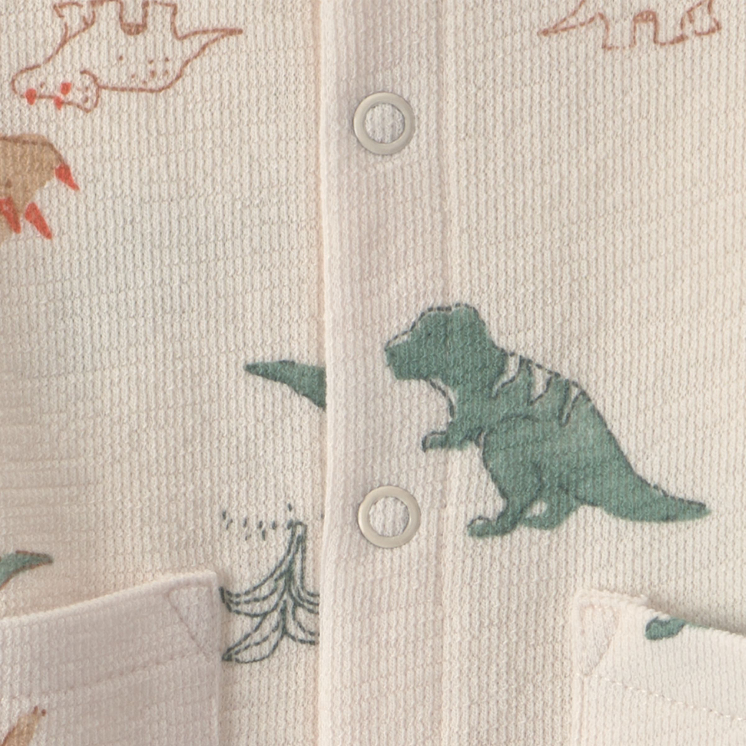 Carter's Jumpsuit - Cream Dinosaur, 3M.
