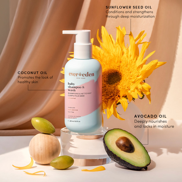 Evereden Baby Shampoo and Body Wash.