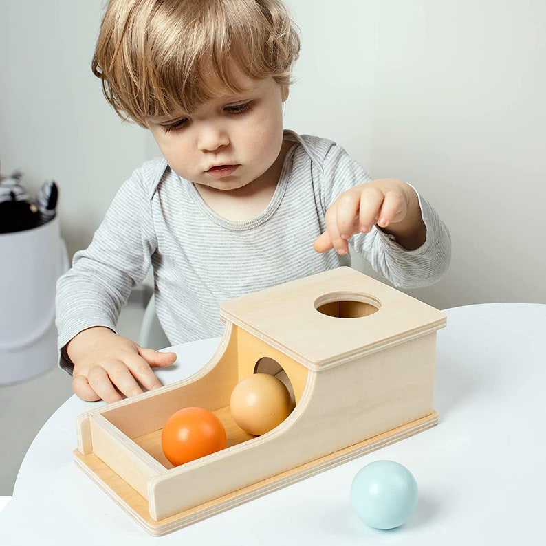 YaaniBreadBakers Montessori Object Permanence Box.