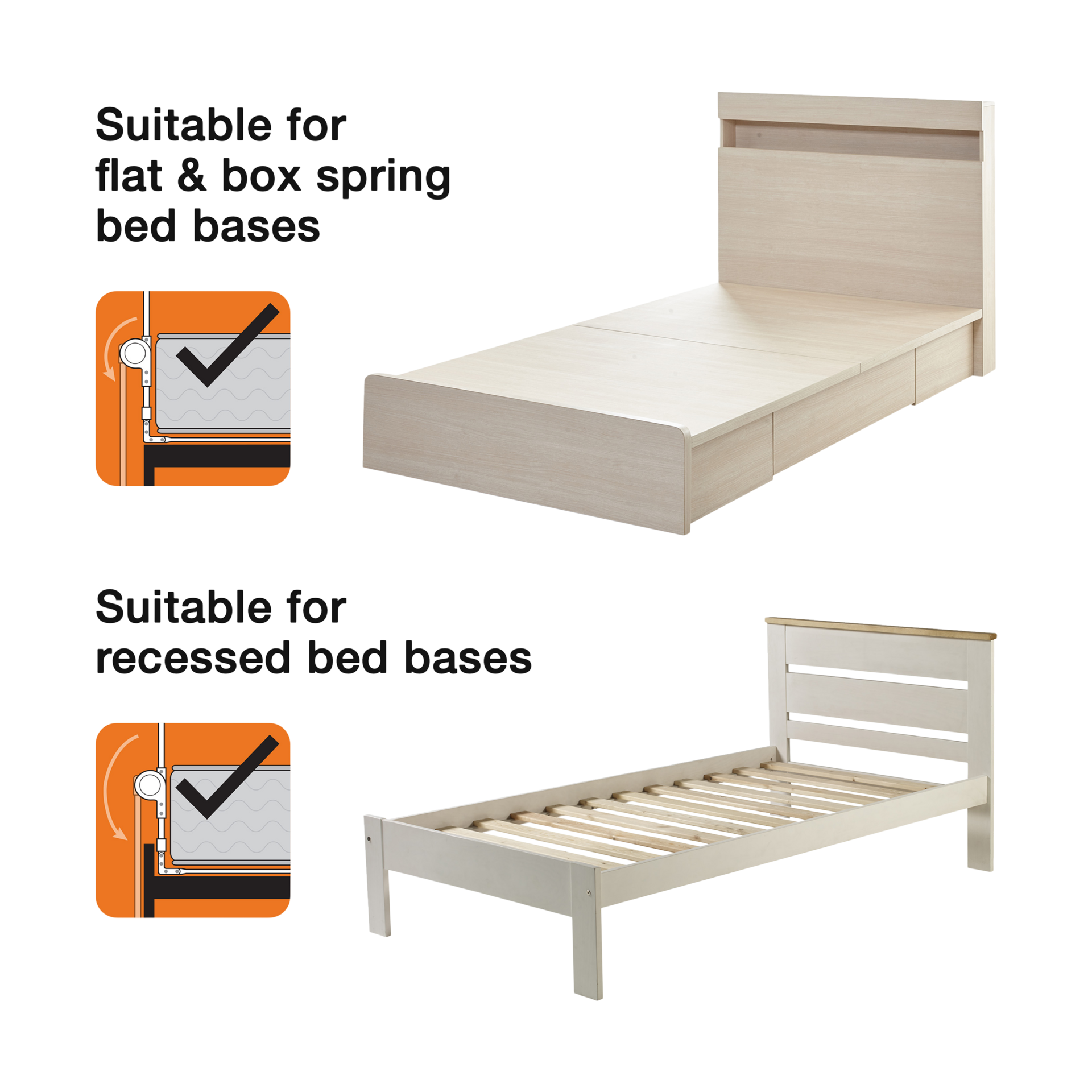 Dreambaby Savoy Fold Down Bed Rail for Boxspring Beds.