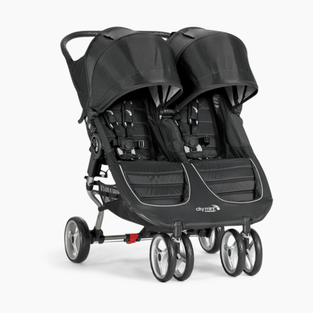 Baby Jogger City Mini Double Stroller - Black/Gray.