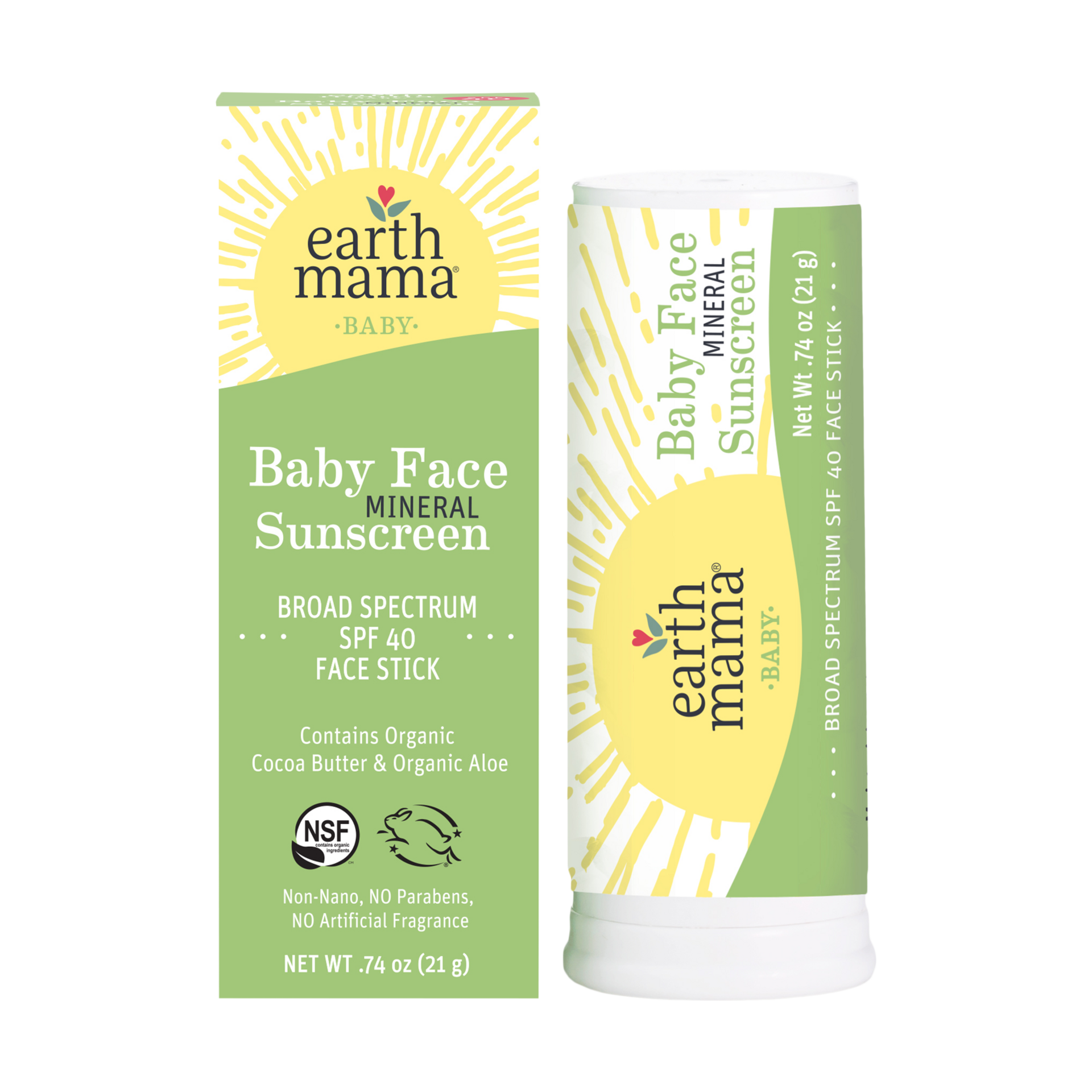 earth mama mineral sunscreen spf