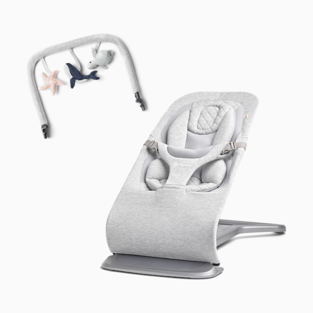 Ergobaby Evolve Bouncer & Toy Bar Bundle.