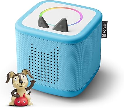 Tonies Toniebox 2 Audio Player Starter Set for Kids 1+ with Playtime Puppy - Sky Blue.