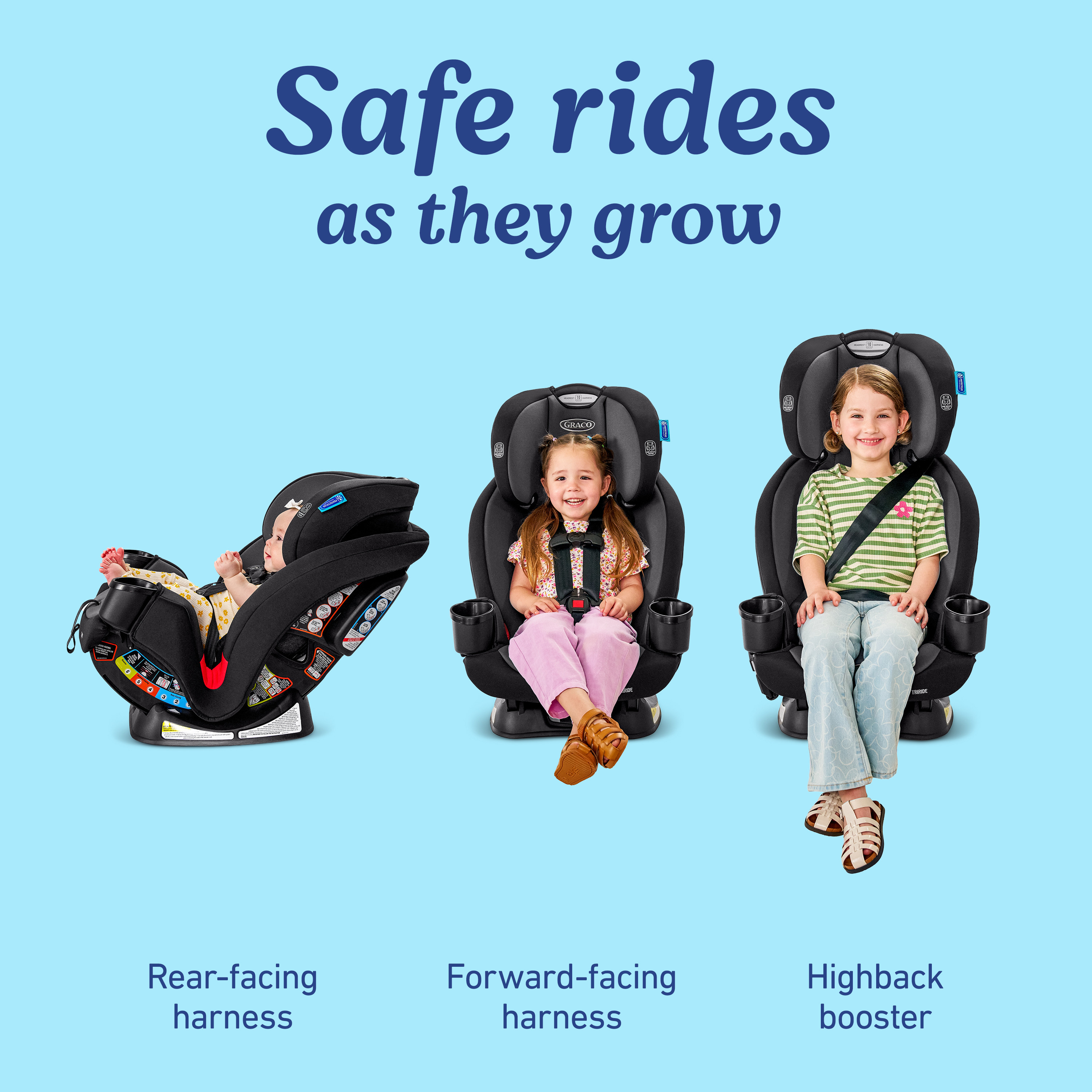 Graco TriRide 3-in-1 Car Seat - Clybourne.