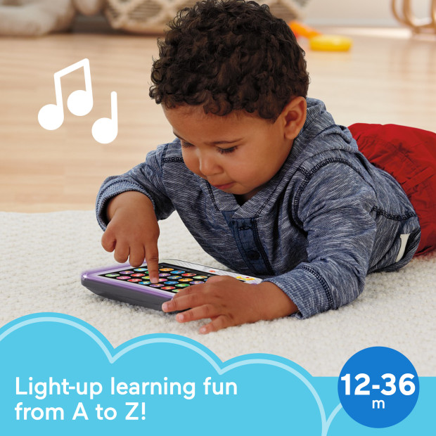 Fisher-Price Laugh & Learn Smart Stages Tablet Refresh - Grey/Multi.