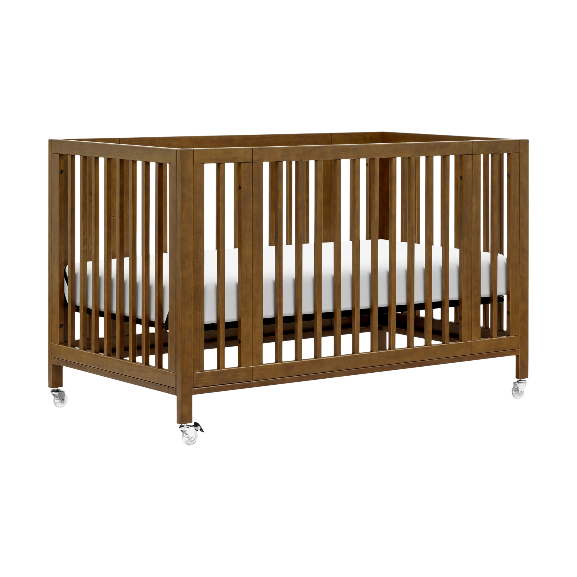 babyletto Rolli 9-in-1 Convertible All-Stages Crib with Bassinet & Toddler Bed Conversion Kits.