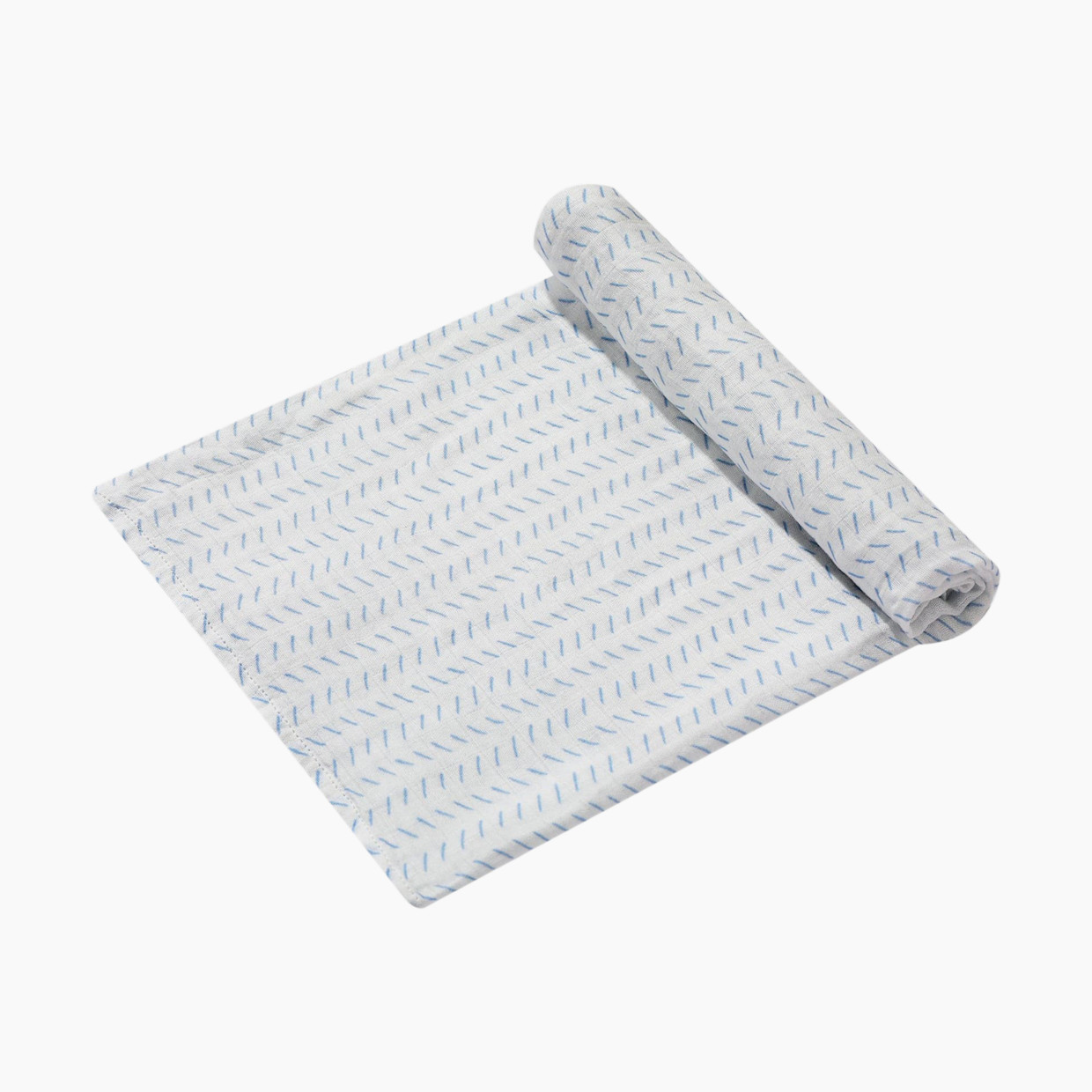 Bamboo Little Swaddle - Blue Dash.