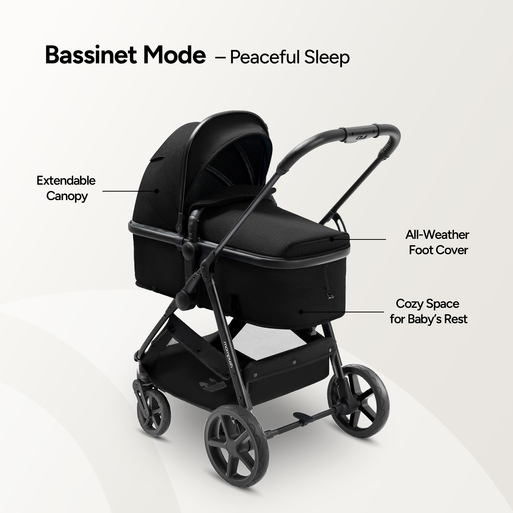 Mompush Wiz Stroller.