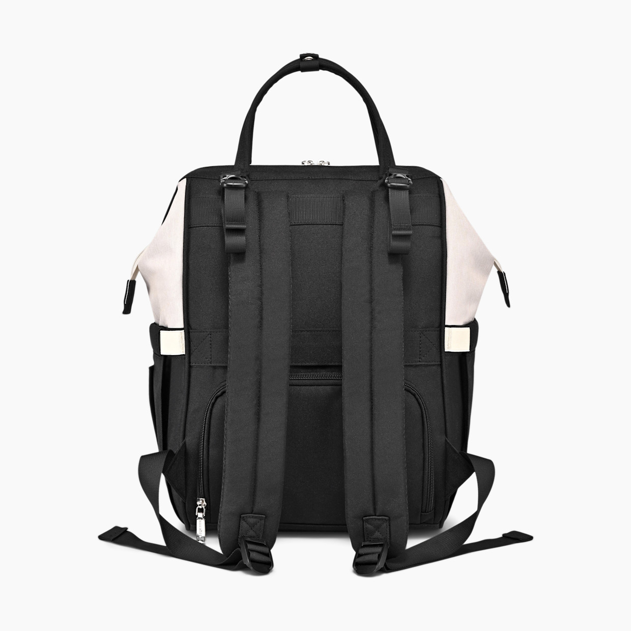 Babbleroo WideTop Diaper Bag Backpack - Apricot.